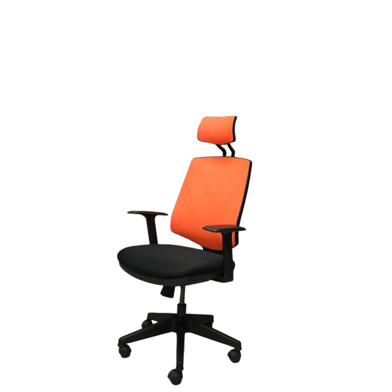 Кресло офисное Casella Bella 014 New File 03, 128х50 см, оранжевое Кресло офисное Casella Bella 014 New File 03, 128х50 см, оранжевое