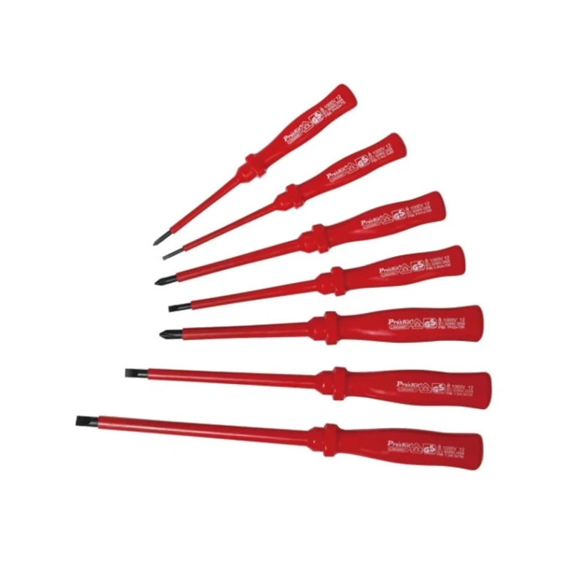 Набор изолированных отверток Pro'sKit 8PK-8100E, 7 шт