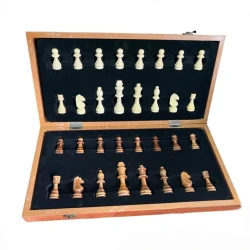 Шахматы WS0528, белые/коричневые, 50x50 см Шахматы WS0528, белые/коричневые, 50x50 см