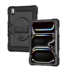 Planşet üçün çexol Green Lion Trioshield Apple iPad Pro 13 üçün Case Black