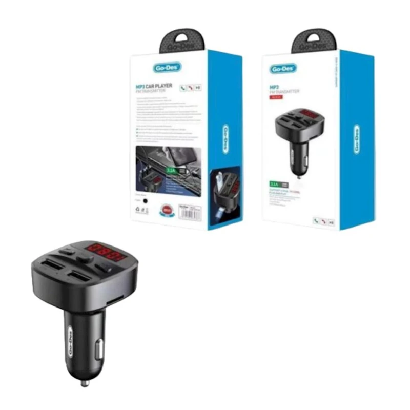 Автомобильный FM трансмиттер Go-Des GD-BT29
