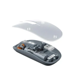 Мышь Recci RCS-M01 Space Capsule Multimode Wireless Transparent