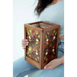 Gecə lampası Art by Ulviya Kakhramanova Şəbəkə, 18х18х19 sm, rəngbərəng