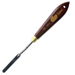 Мастихин Rosa Talent Classic, нержавеющая сталь/дерево, прямоугольный, мини, 5 см, № 79