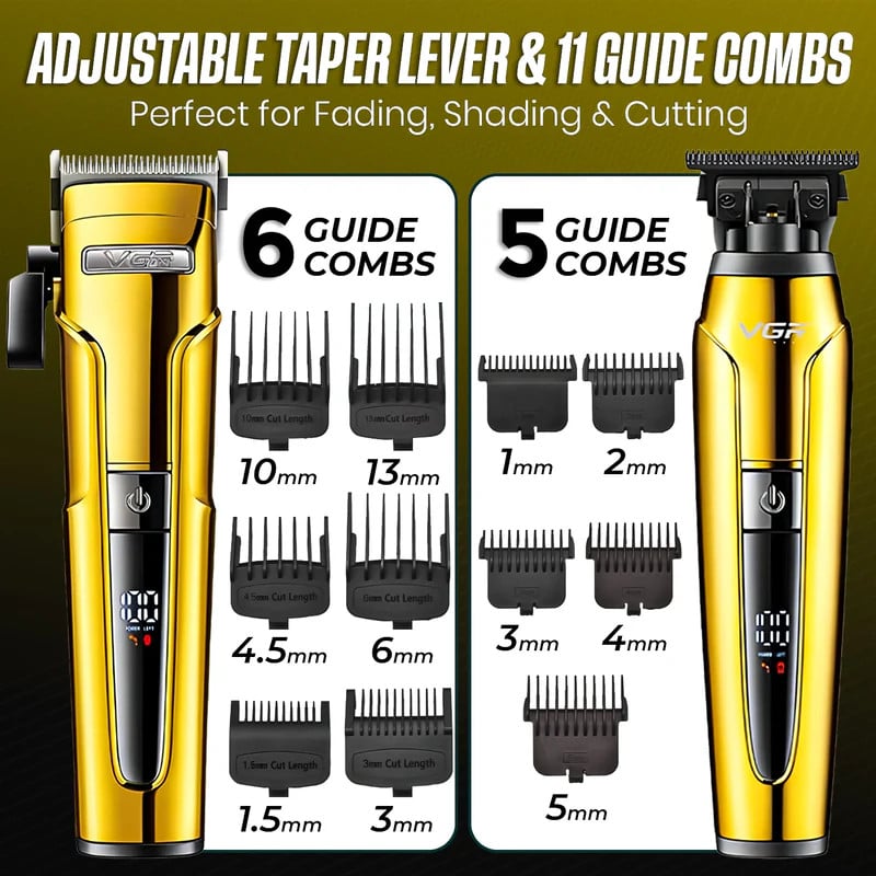 Набор машинка и триммер для стрижки волос VGR V-694 BYHM
