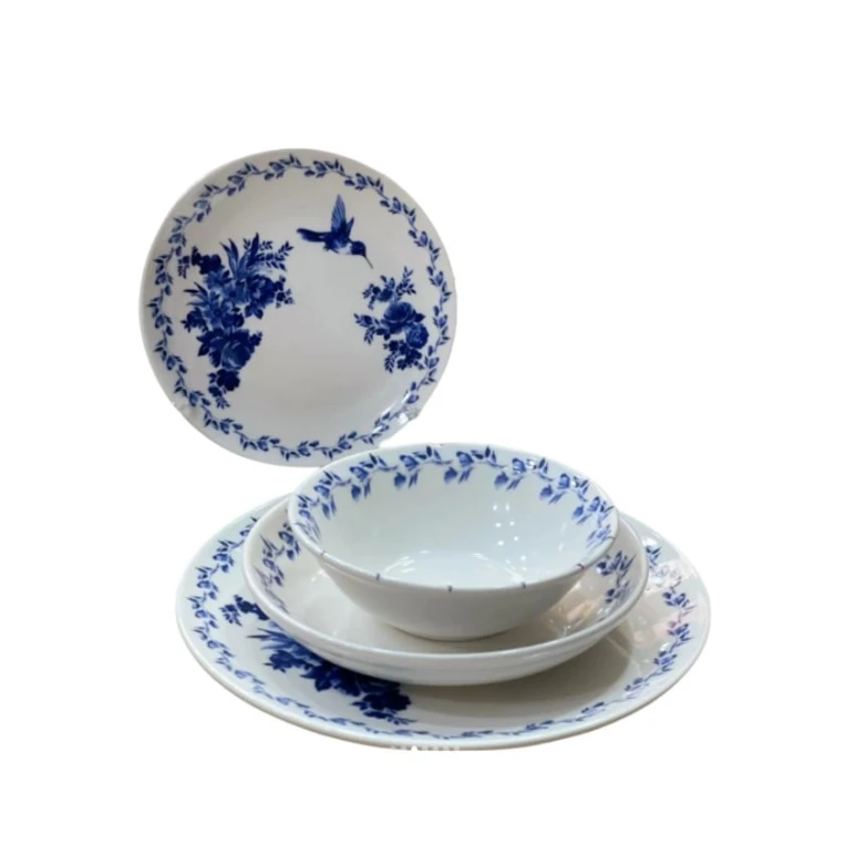 Набор столовой посуды Sarina SHA-00006592, фарфор, белый, 6 персон, 24 предмета Набор столовой посуды Sarina SHA-00006592, фарфор, белый, 6 персон, 24 предмета