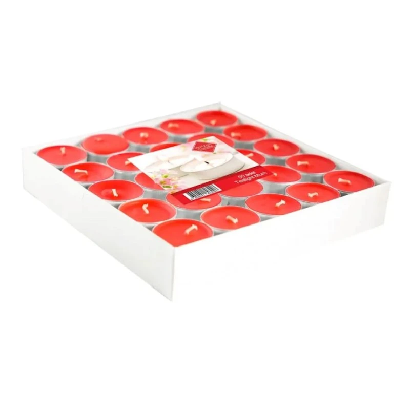 Şam dəsti Horizon Candles, qırmızı, 1.4x3.75 sm, 50 əd Şam dəsti Horizon Candles, qırmızı, 1.4x3.75 sm, 50 əd