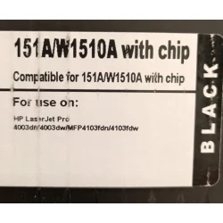 Тонер-картридж BrighTTone 151A/W1510A with chip