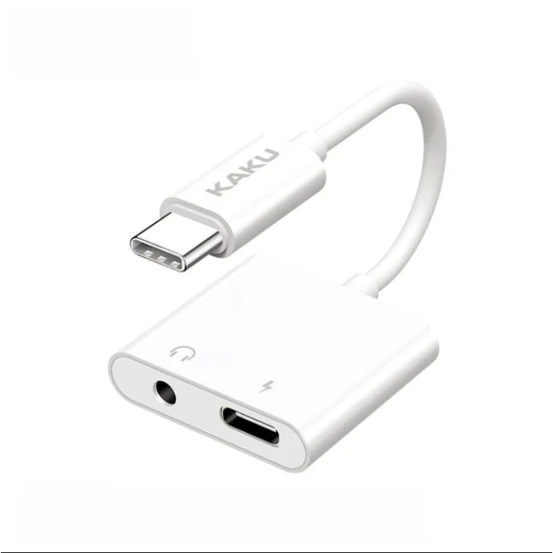 Переходник Kaku KSC-353 2 in 1 audio converter, белый Переходник Kaku KSC-353 2 in 1 audio converter, белый