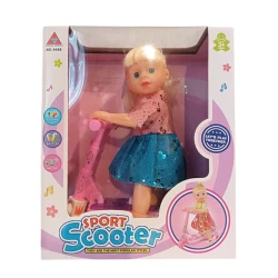 Кукла Xion Sheng 9406, пластик, розовая, 3+ года