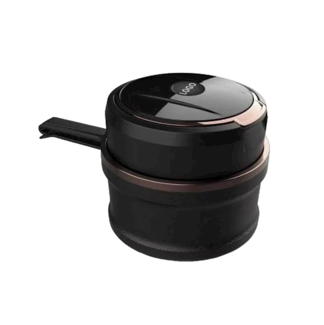 Автомобильная пепельница Led Light Cover Smokeless Car Ashtray