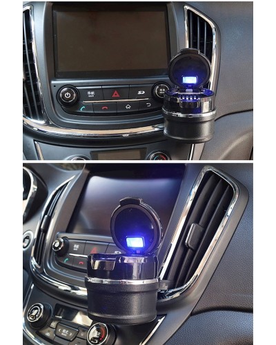 Avtomobil üçün külqabı Led Light Cover Smokeless Car Ashtray