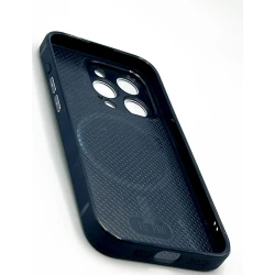 Çexol Apple iPhone 15 Pro üçün with MagSafe Titanium Blue