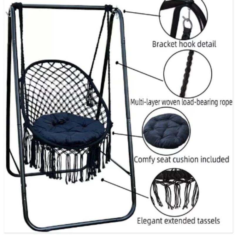 Qamak-kreslo 363, 153x92x85 sm, polad/parça, qara Qamak-kreslo 363, 153x92x85 sm, polad/parça, qara