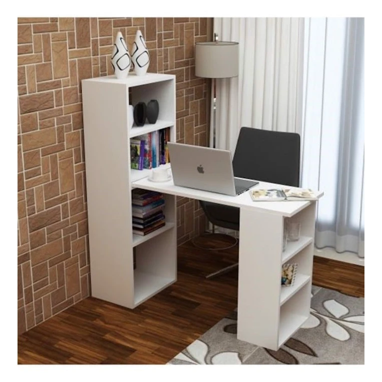 Компьютерный стол Art Mebel House 123, белый, 75x110x50 см