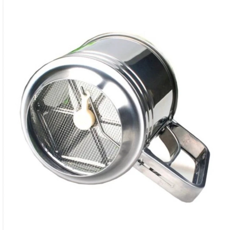 Кружка-сито, 13x10x16 см, нержавеющая сталь, серебристый