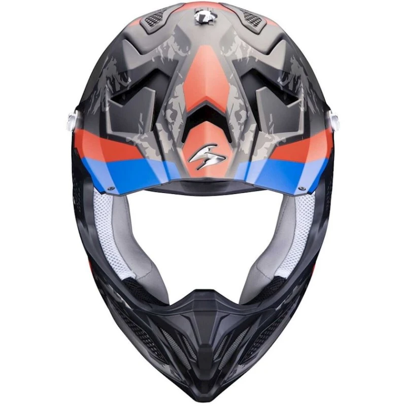 Motosikl dəbilqəsi Scorpion VX-22 AIR CX Matt Black/Blue/Red, ölçü XL