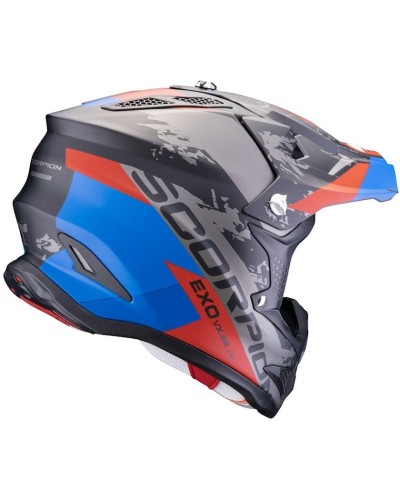 Motosikl dəbilqəsi Scorpion VX-22 AIR CX Matt Black/Blue/Red, ölçü XL