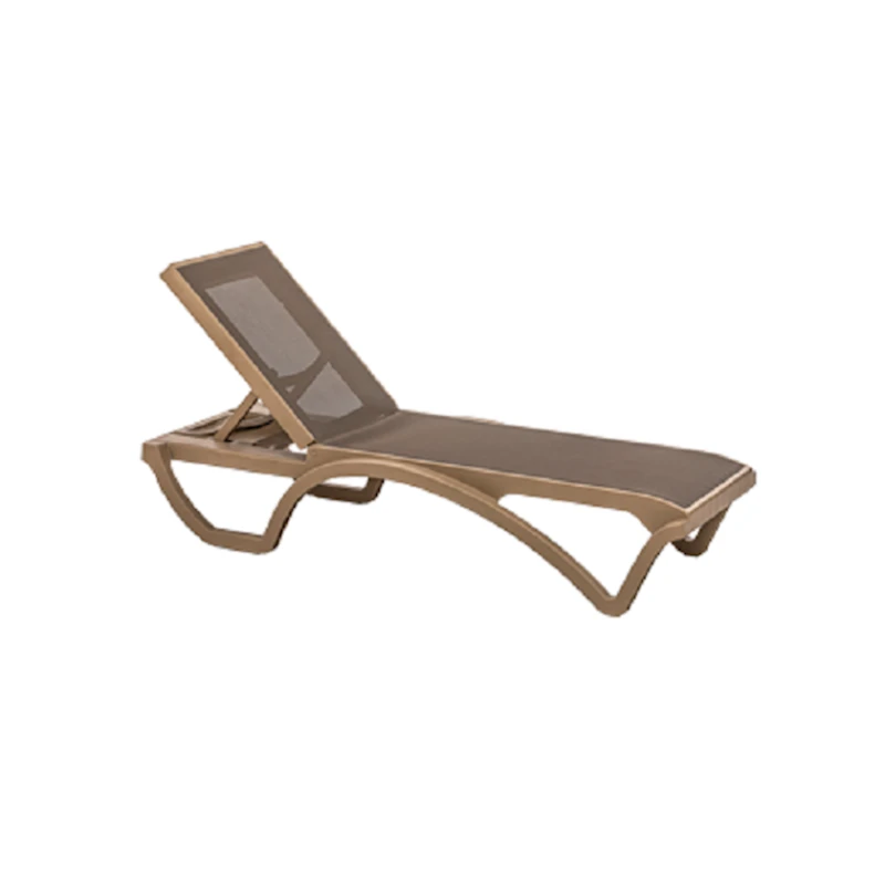 Шезлонг Senyayla Royal Fileli, 70x190x35 см, коричневый Шезлонг Senyayla Royal Fileli, 70x190x35 см, коричневый