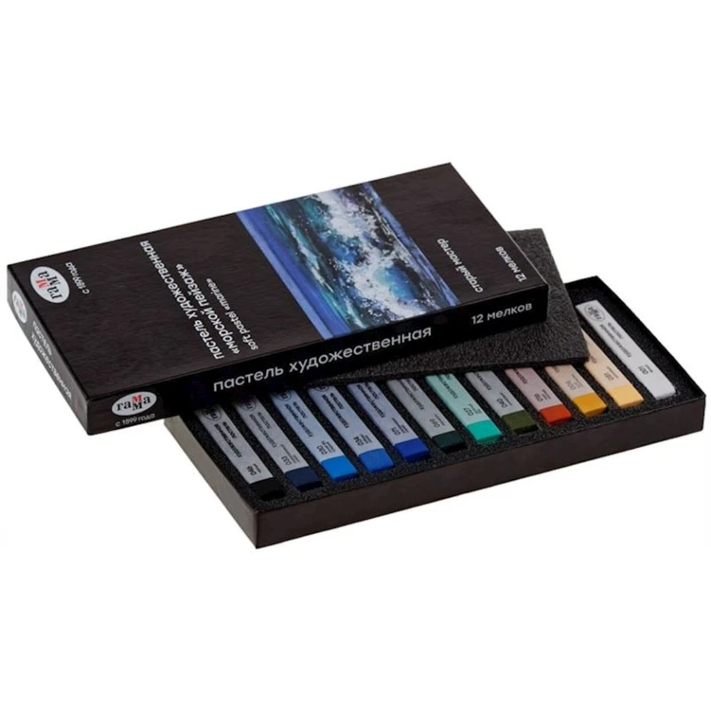 Набор сухой пастели Гамма Старый Мастер, 12 шт Набор сухой пастели Гамма Старый Мастер, 12 шт