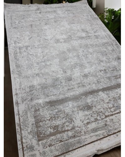 Xalça TB-0215, 100х200 sm, bambuk/ipək/kətan, rəngbərəng