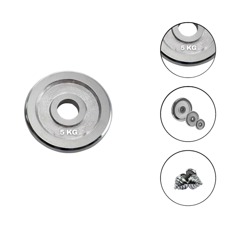 Диск Ironflex 1195 5 кг, хром, диаметр отверстия 30 мм Диск Ironflex 1195 5 кг, хром, диаметр отверстия 30 мм