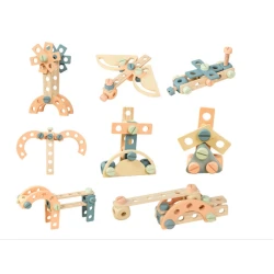 Конструктор MSN23017, дерево, 56 шт