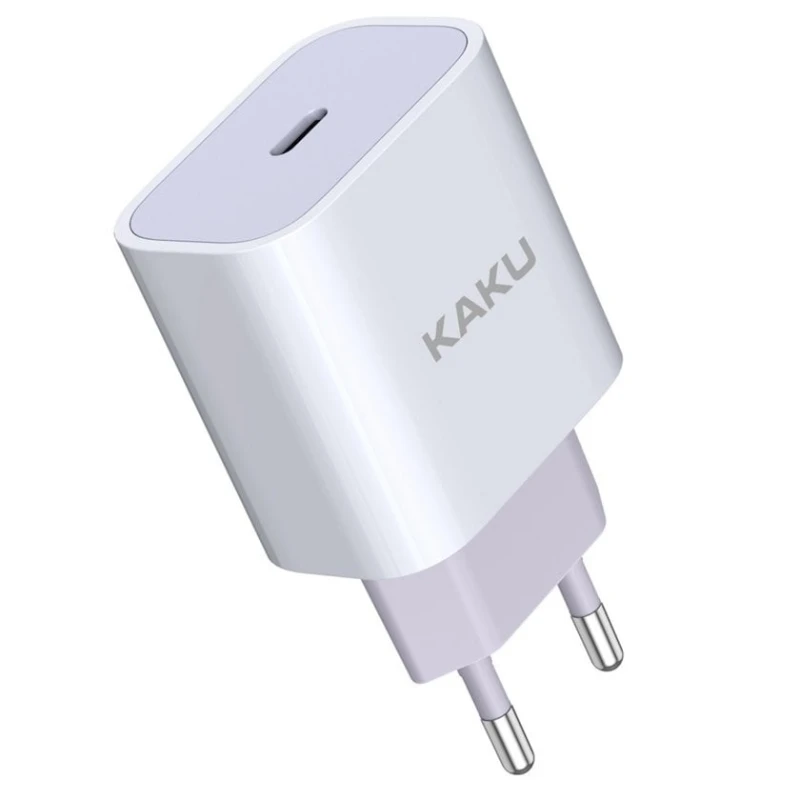 Сетевое зарядное устройство Kaku KSC-500 20W PD Type-C, Белый Сетевое зарядное устройство Kaku KSC-500 20W PD Type-C, Белый