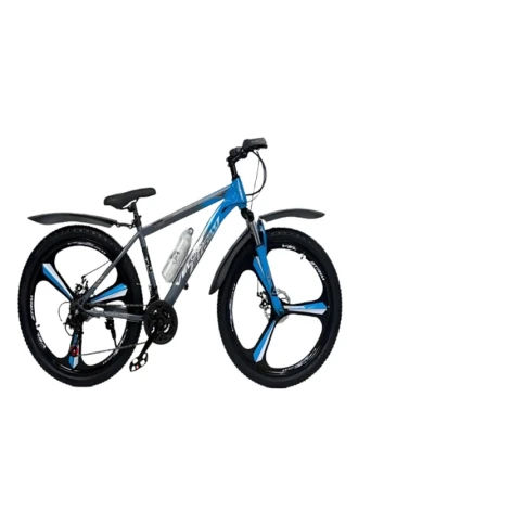 Велосипед Velostrim Mercedes, серый/голубой, размер 26