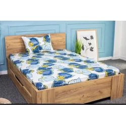 Комплект постельного белья Moon Star SHA-0000994, простыня 180x200 см, наволочка 50х70 см (2 шт), двуспальный, хлопок, разноцветный