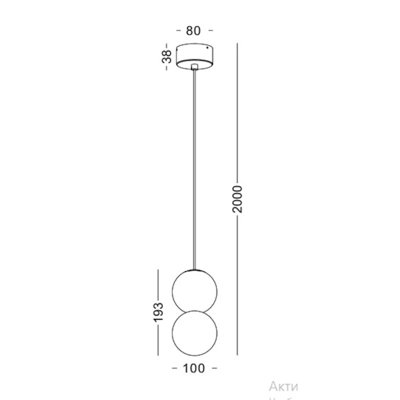 Подвесной светильник Lustore LSP399-GD