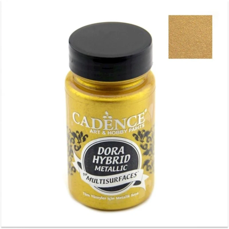 Краска-металлик Cadence Dora Hybrid Metallic for Multisurfaces 7136 Rich Gold 90 мл Краска-металлик Cadence Dora Hybrid Metallic for Multisurfaces 7136 Rich Gold 90 мл