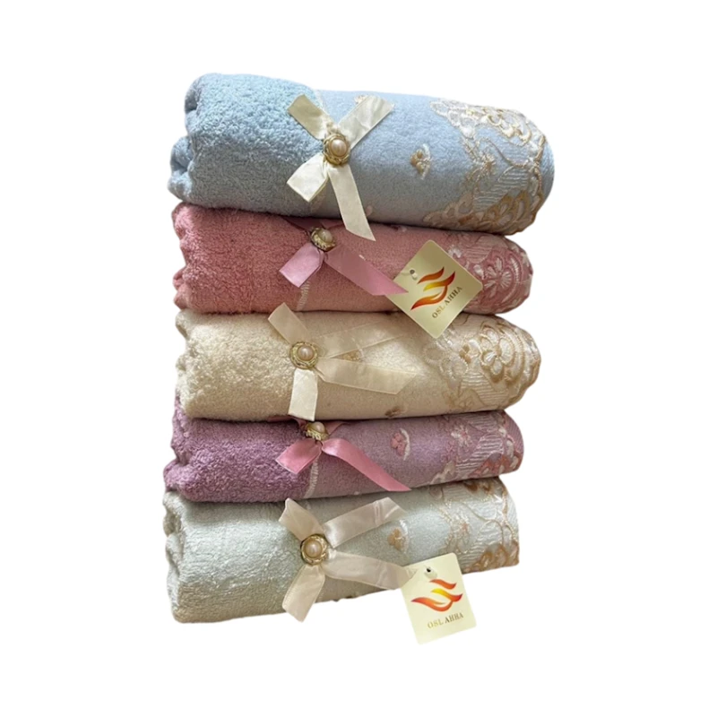 Набор полотенец для лица и рук Sahara SHA-00002776, хлопок, разноцветный, 50x90 см, 5 шт