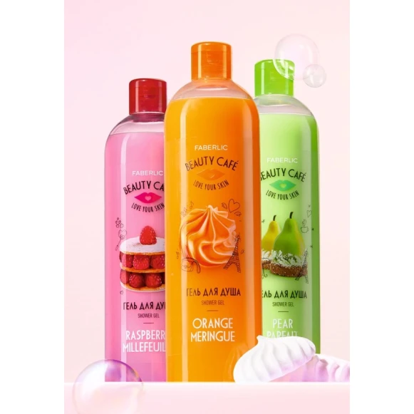 Duş geli Faberlic Beauty Cafe Raspberry Millefeuille 500 ml