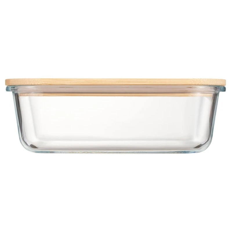 Контейнер Gipfel Stor 51955, стекло/бамбук, прозрачный/коричневый, 1000 мл Контейнер Gipfel Stor 51955, стекло/бамбук, прозрачный/коричневый, 1000 мл