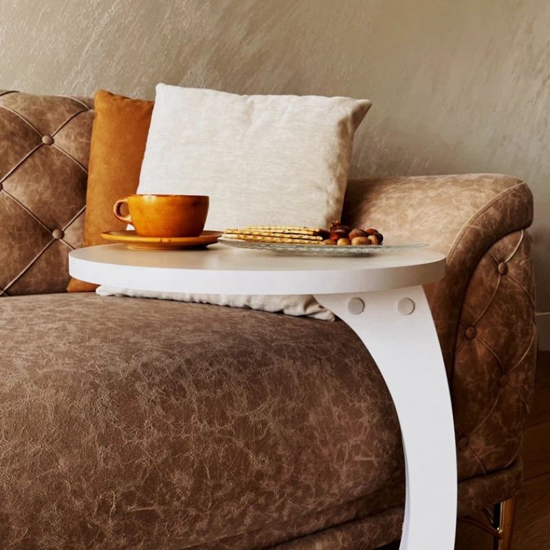 Jurnal masası Art_70, laminat, ağ, 70x40x40 sm