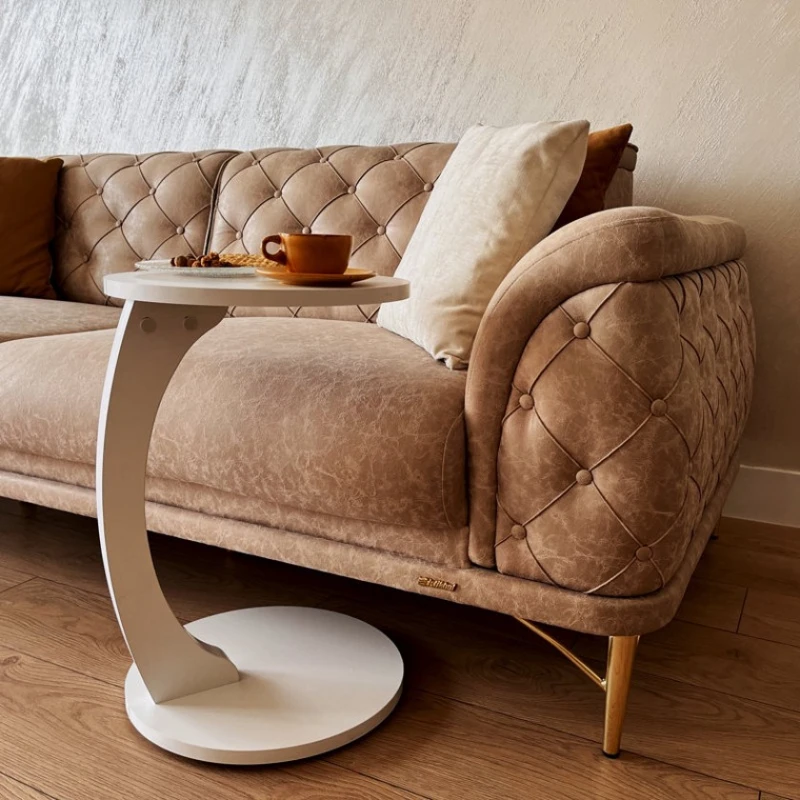 Jurnal masası Art_70, laminat, ağ, 70x40x40 sm