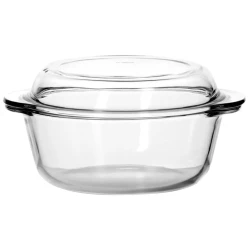 Bişirmə üçün forma Borcam 59023, 1.45 l, dairə, şüşə, şəffaf