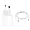 Сетевое зарядное устройство PD 20W + Type-C - Lightning Cable, Белый Сетевое зарядное устройство PD 20W + Type-C - Lightning Cable, Белый