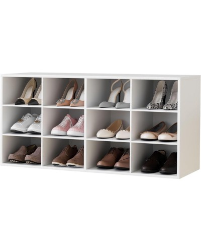 Ayaqqabı üçün tumba Art Mebel 41, laminat, ağ, 90х120х30 sm
