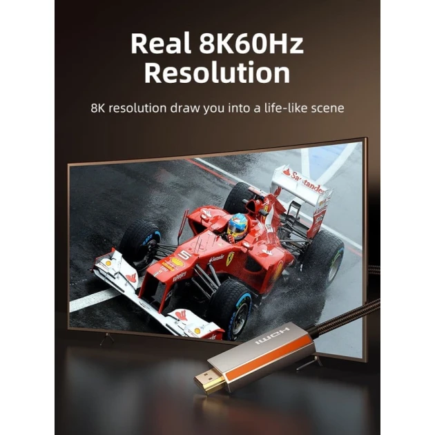 Видеокабель Cabeltime 8K60HZ Type-C to HDMI, 2 м (CT-CMHF8K-ZG) Видеокабель Cabeltime 8K60HZ Type-C to HDMI, 2 м (CT-CMHF8K-ZG)