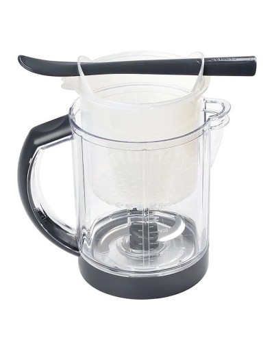 Buxarlı bişirici-blender Beaba Babycook Solo Dark Grey, plastik, boz