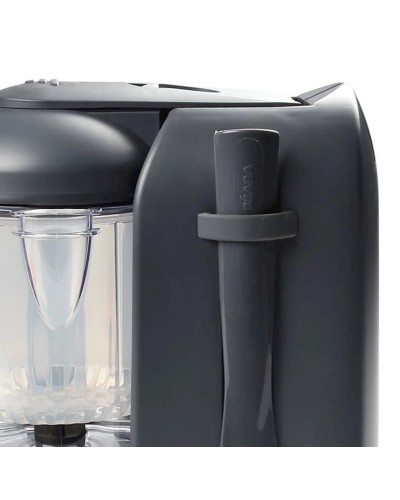 Buxarlı bişirici-blender Beaba Babycook Solo Dark Grey, plastik, boz
