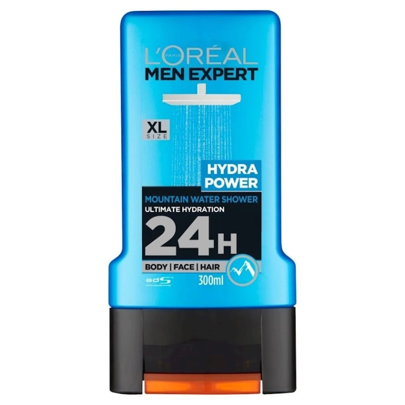 Гель-шампунь для душа 3 в 1 L'Oréal Paris Men Expert Hydra Power мужской 300 мл