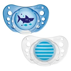 Əmziklər dəsti Chicco Physio Air, 16-36 ay, lateks, 2 əd, mavi