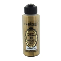 Акриловая краска-металлик Cadence Waterbased Gilding Paint 112 Majestic Gold 120 мл