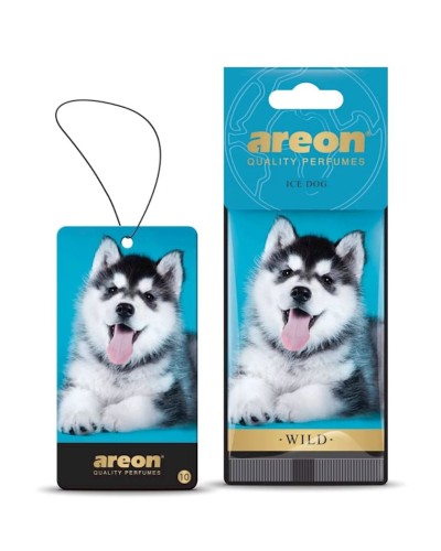 Aromatlaşdırıcı avtomobil üçün Areon Wild Ice Dog, asma