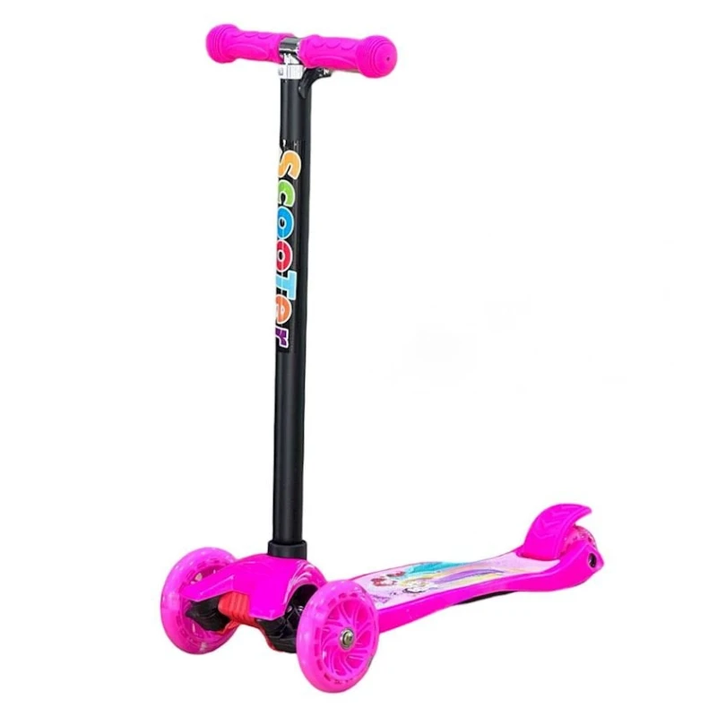 Uşaqlar üçün samokat AT-2YS, çəhrayı