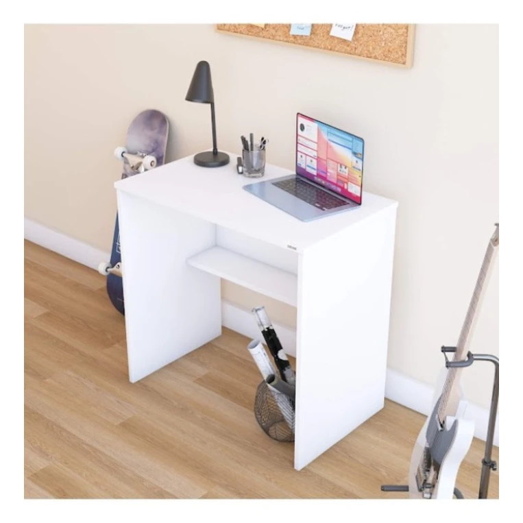 Kompüter masası Art_Komp_Masası 54, laminat, ağ, 74x70x50 sm