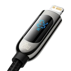 Кабель Baseus Display Fast Charging Data Cable Type-C to IP 20W 2m Black